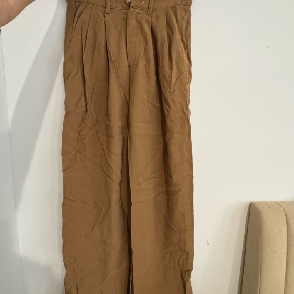 Mahina Women's Brown-Beige Trousers